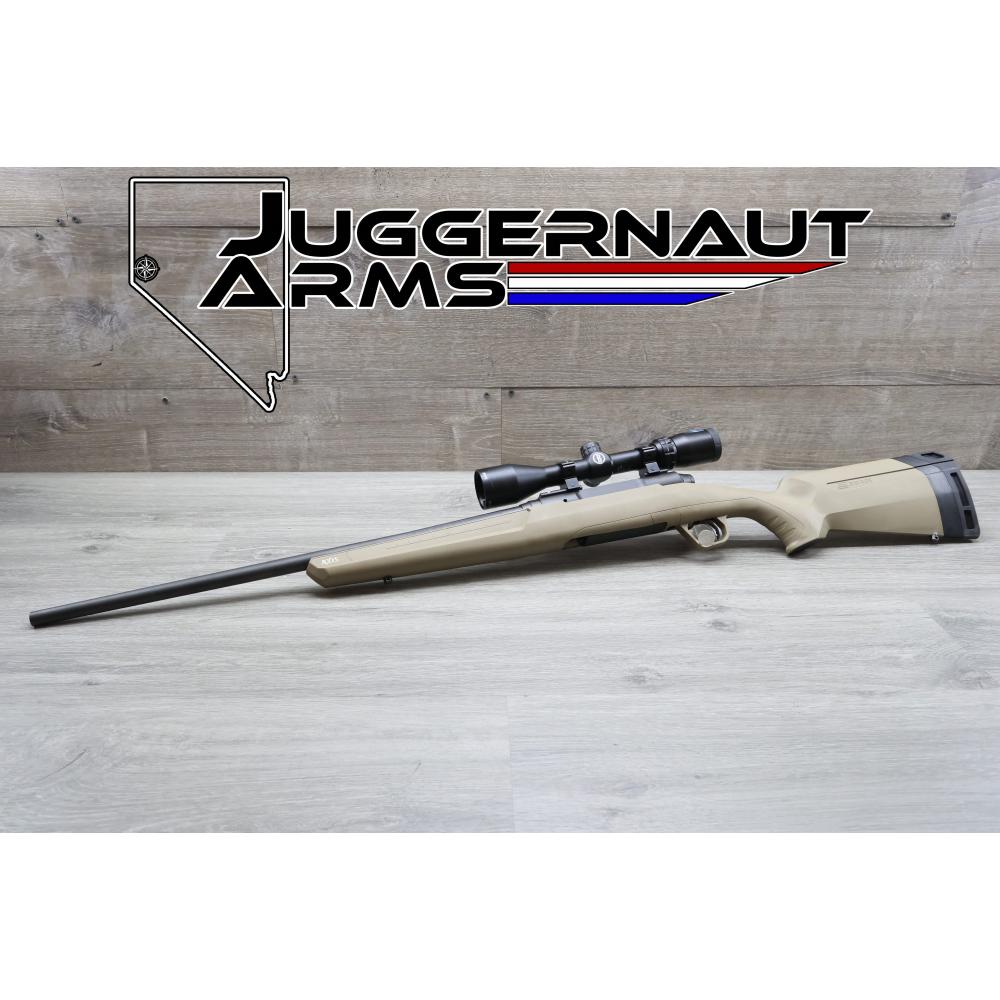 Savage Axis .270 Win – FDE Synthetic Stock & Bushnell 3-9x40 Scope