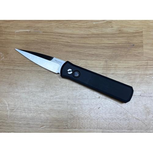 Godson, Black Handle, Satin Blade