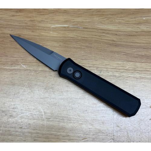 Godson, Black Handle, Bead Blast Blade