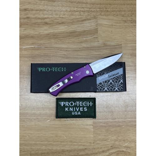 Duke 2, Purple Handle, Satin Blade, BST26