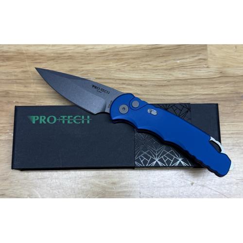 TR-5 Automatic, Blue Handle, Stonewash Blade