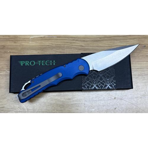 TR-5 Automatic, Blue Handle, Stonewash Blade
