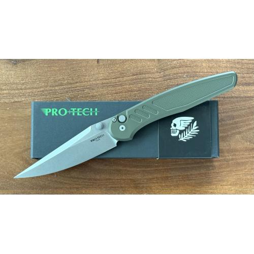 Avalon, Green Handle & Stonewash Blade