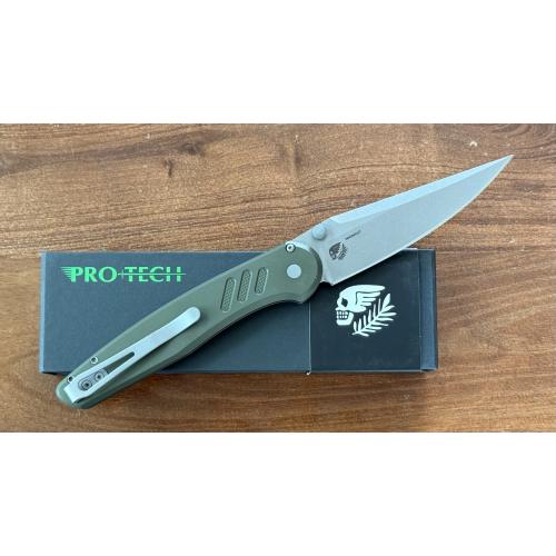 Avalon, Green Handle & Stonewash Blade