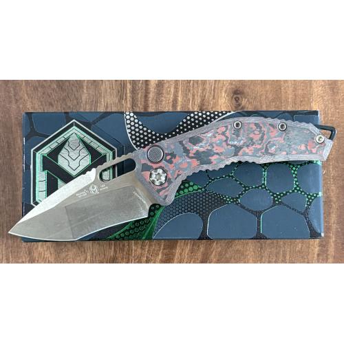Medusa, Bronze Blade with Blood Red Carbon Fiber Handle