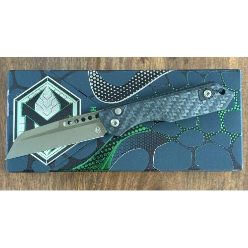 Jinn Automatic, Bronze Blade with Carbon Fiber Handle