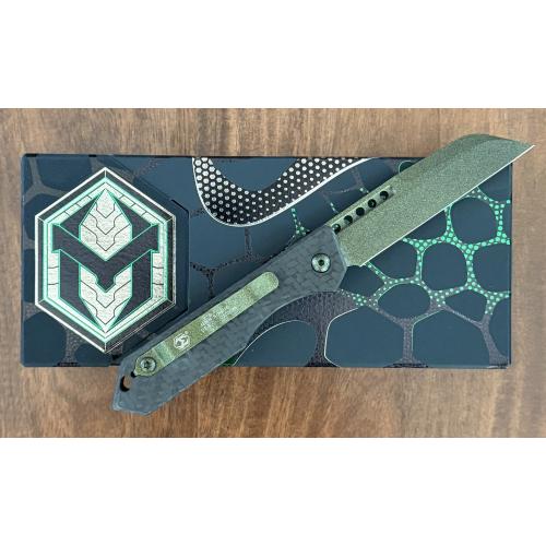 JINN AUTO METALLIC GREEN CARBON FIBER