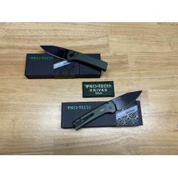 Scapegoat Compact, Green Handle, Black Blade, BST26