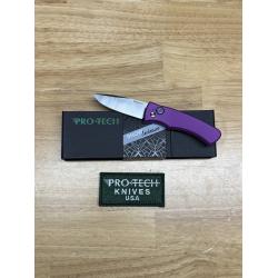 Duke 2, Purple Handle, Satin Blade, BST26