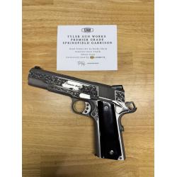 1911 GARRISON 45ACP SS ENG TYLER GUN WORKS PREMIER GRADE
