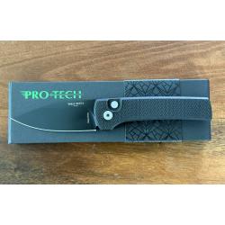 Scapegoat Compact, Black Carbide Textured Handle with DLC Black Blade