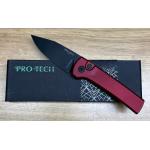 Scapegoat Compact, Red Handle, Black Blade