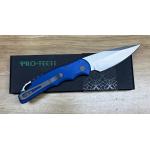 TR-5 Automatic, Blue Handle, Stonewash Blade