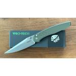 Avalon, Green Handle & Stonewash Blade