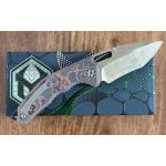 Medusa, Bronze Blade with Blood Red Carbon Fiber Handle