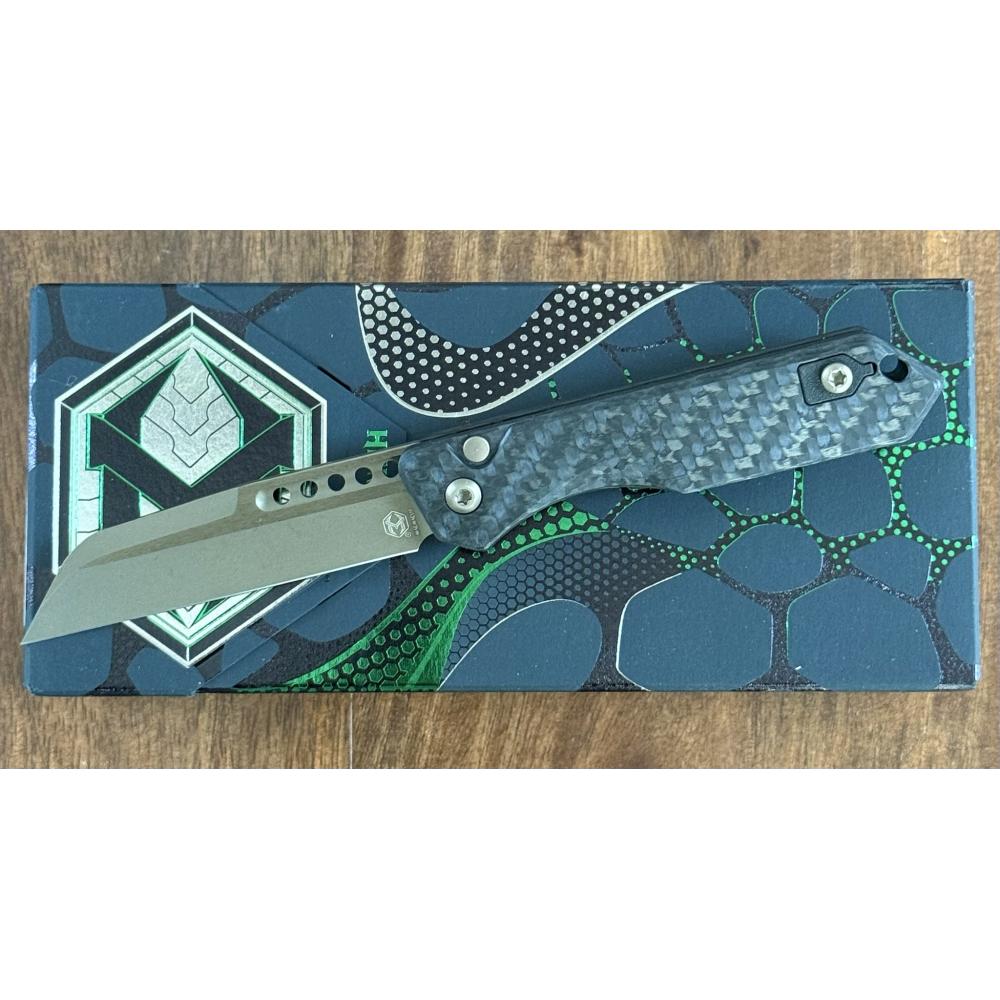 Jinn Automatic, Bronze Blade with Carbon Fiber Handle