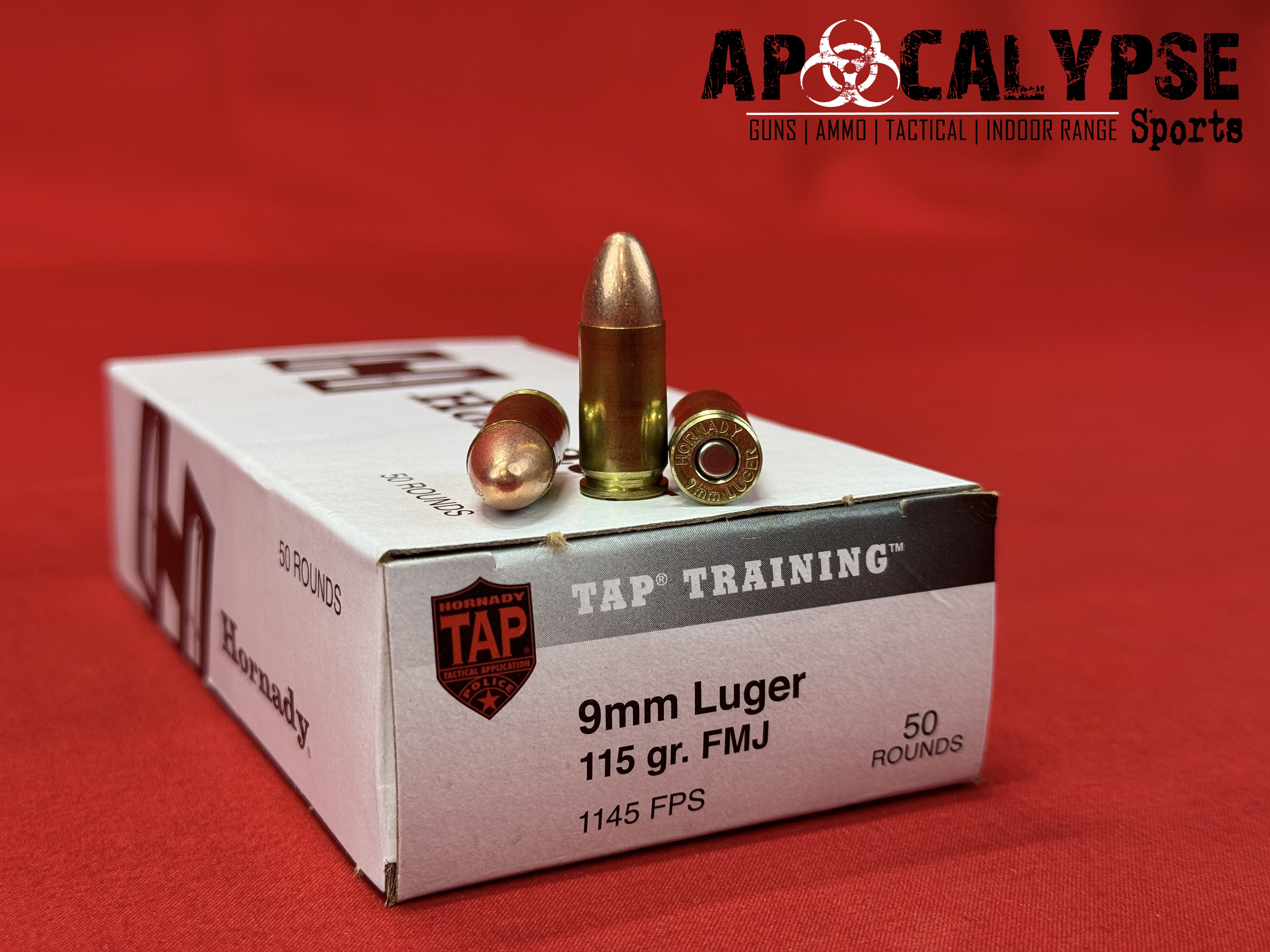 Hornady 9mm TAP Ammunition 500 Rounds-img-1