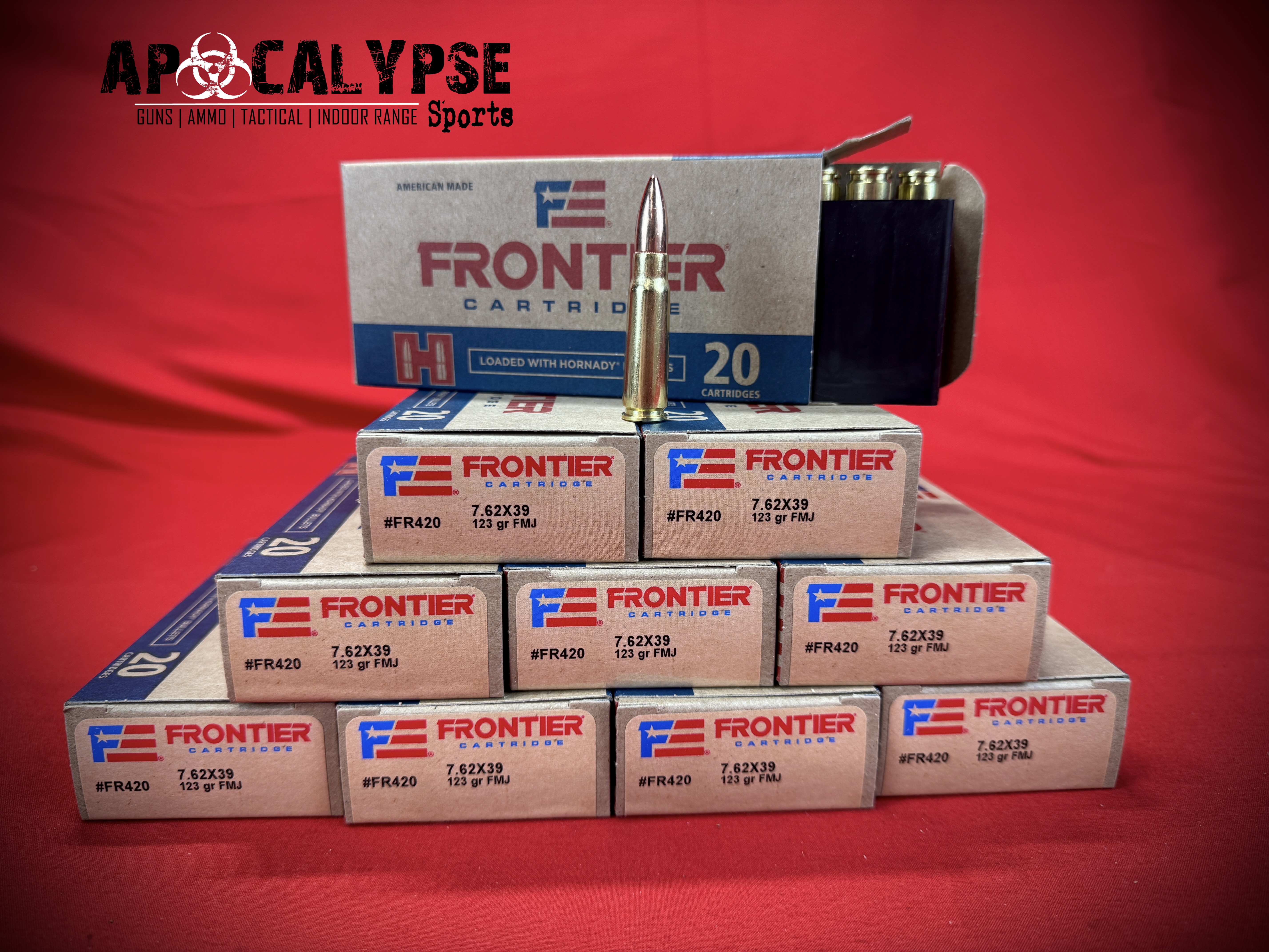 Frontier 7.62X39 Ammo 200 Rounds-img-1