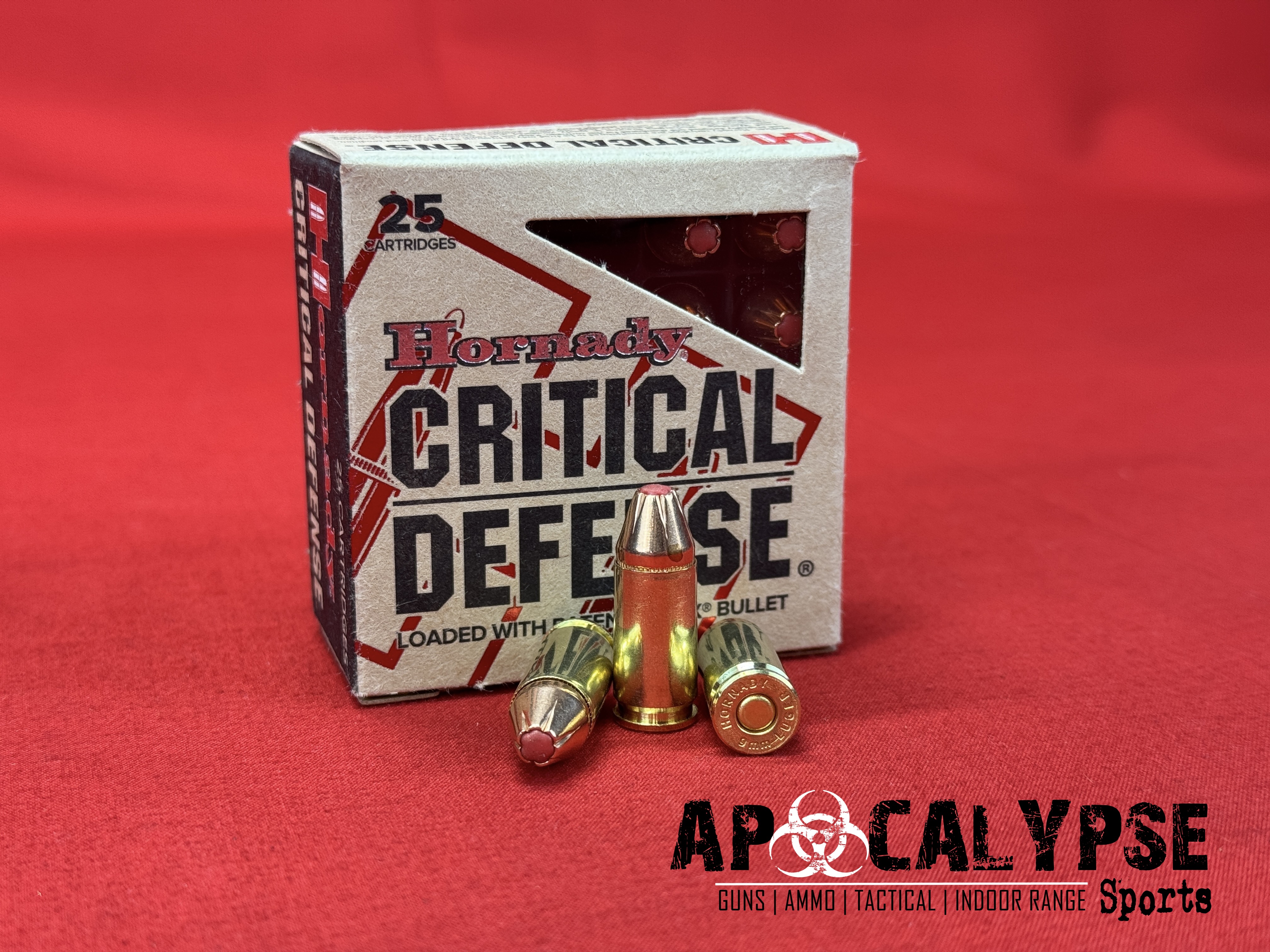 Hornady Critical Defense 9mm Ammunition 125 Rounds-img-1