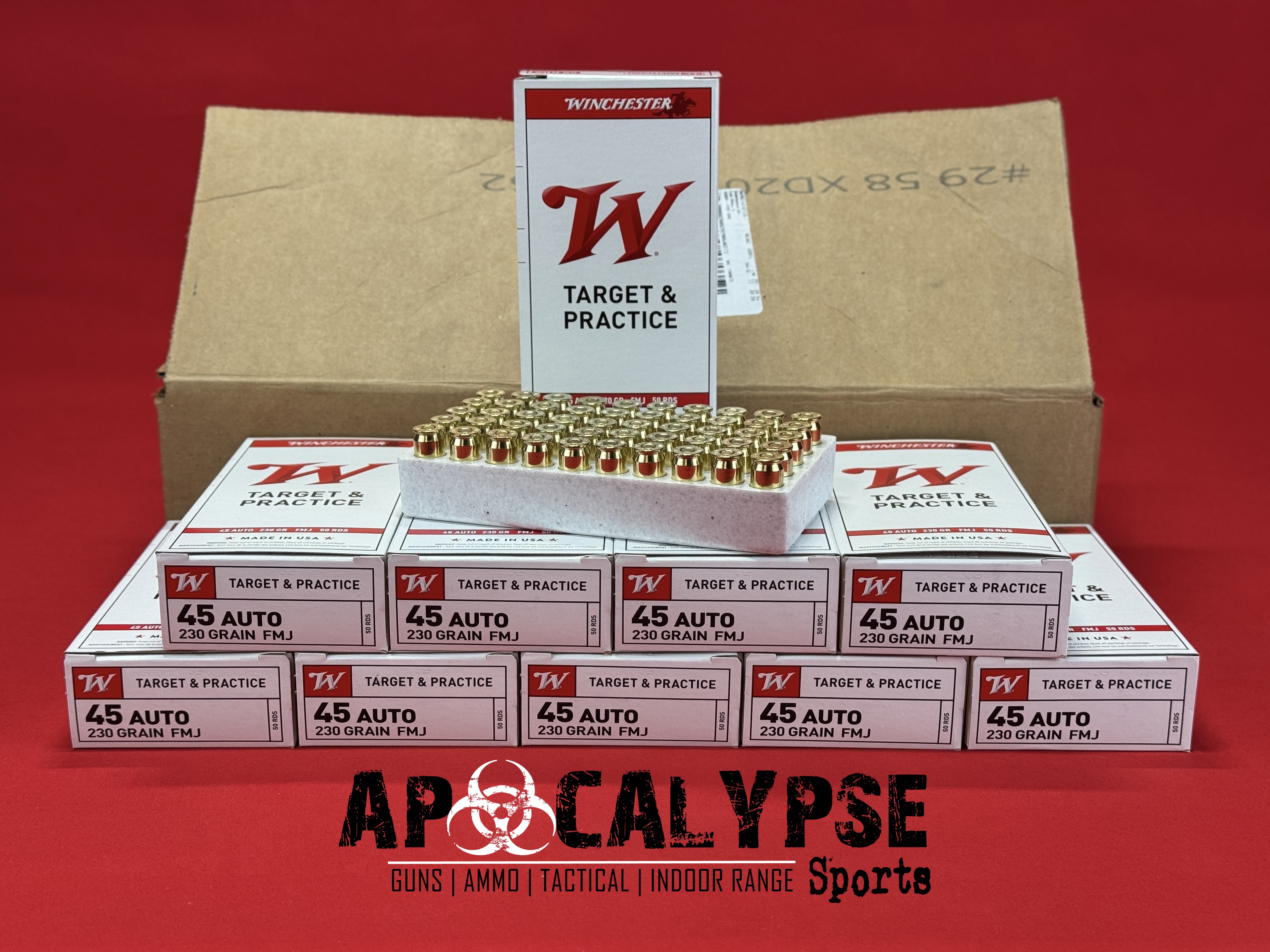 Winchester 45acp Ammo 500 Rounds -img-0