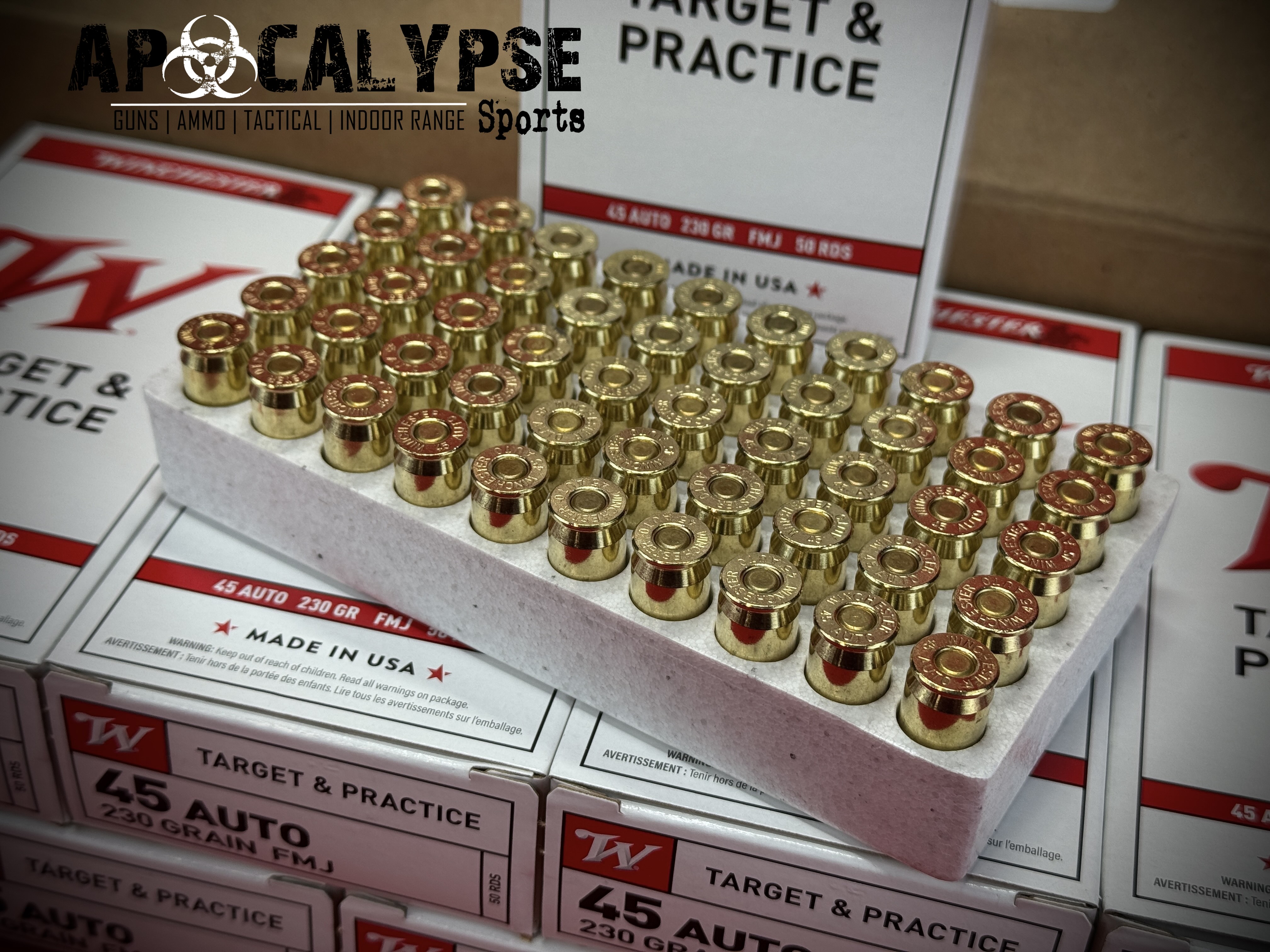 Winchester 45acp Ammo 500 Rounds -img-2