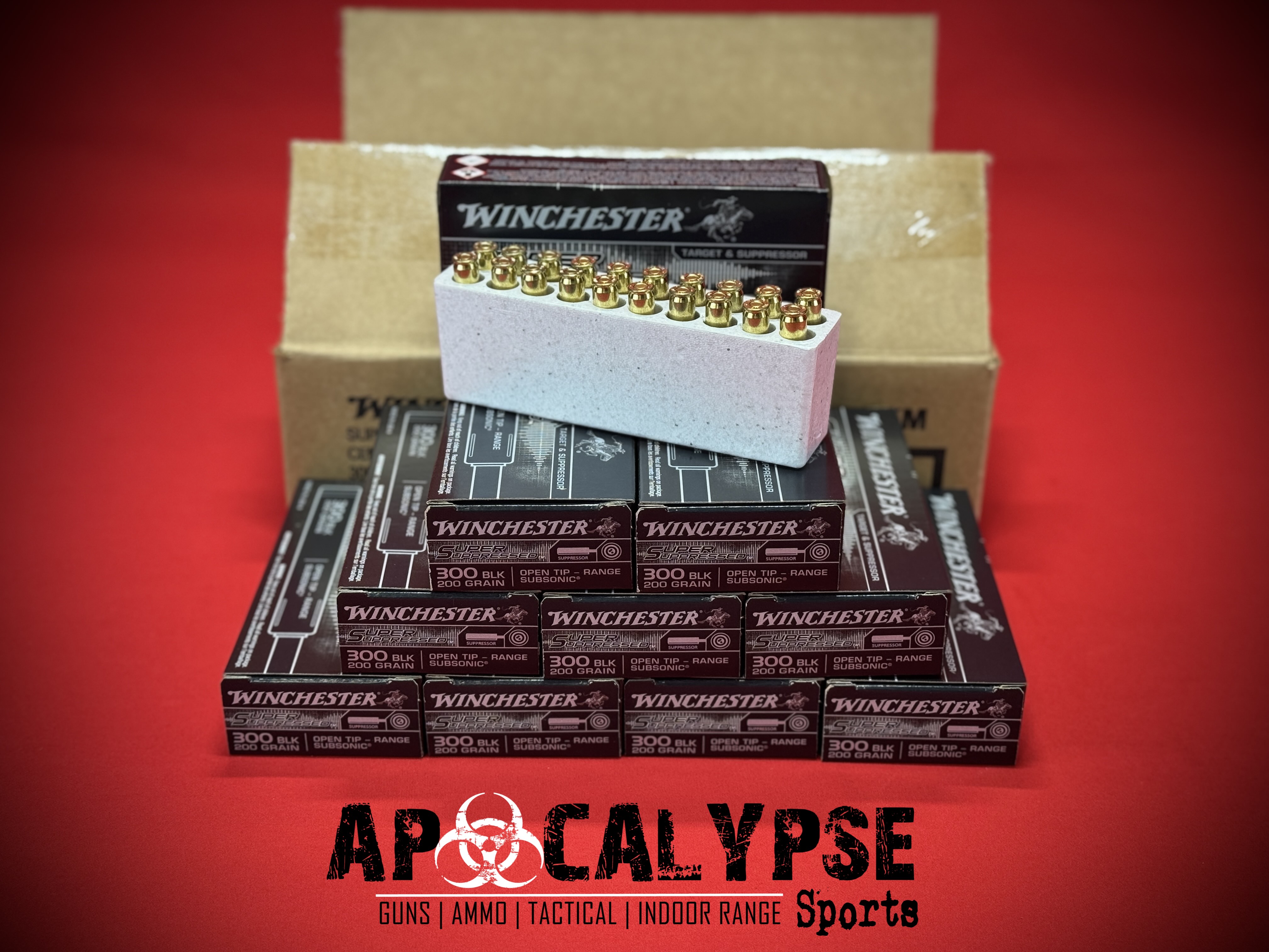 Winchester Super Suppressed 300 Blackout Ammo 200 Rounds -img-0