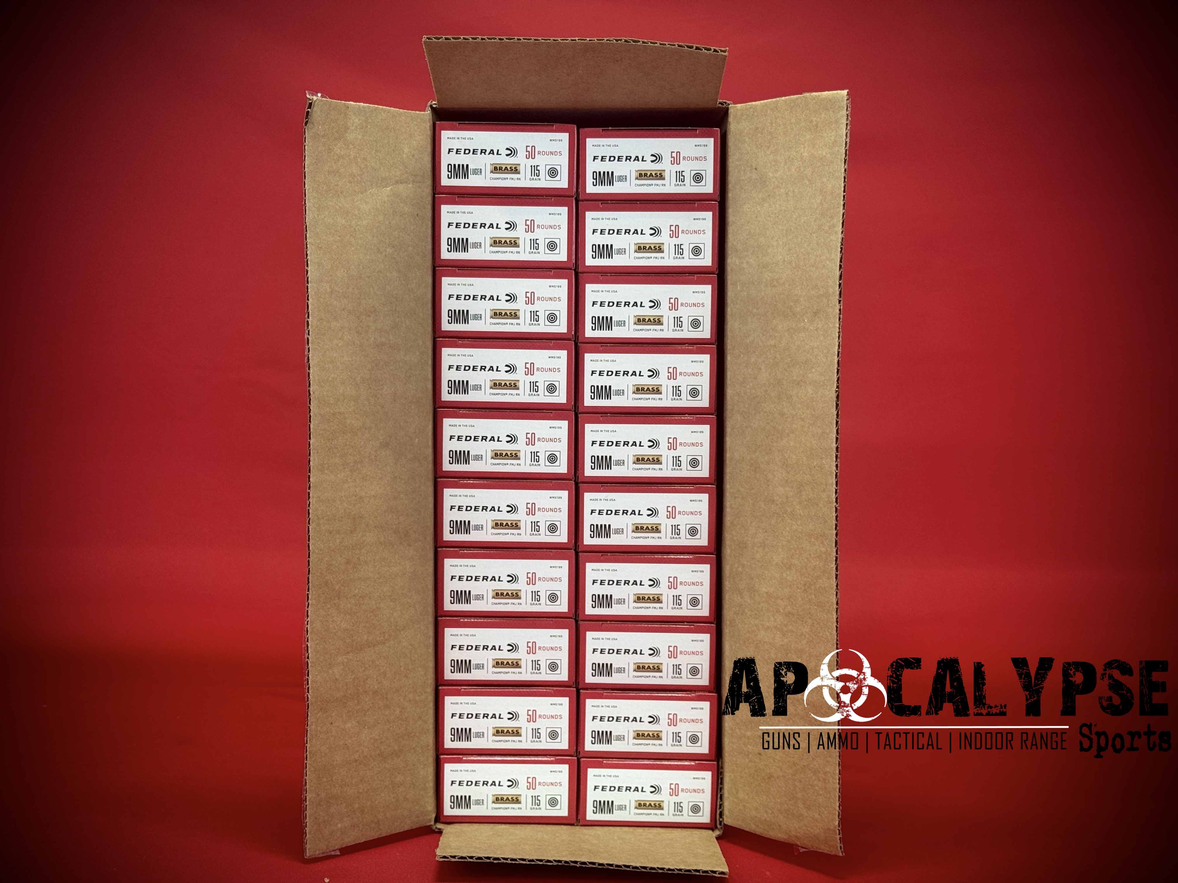 Federal 9mm Ammo 1000 Rounds -img-1