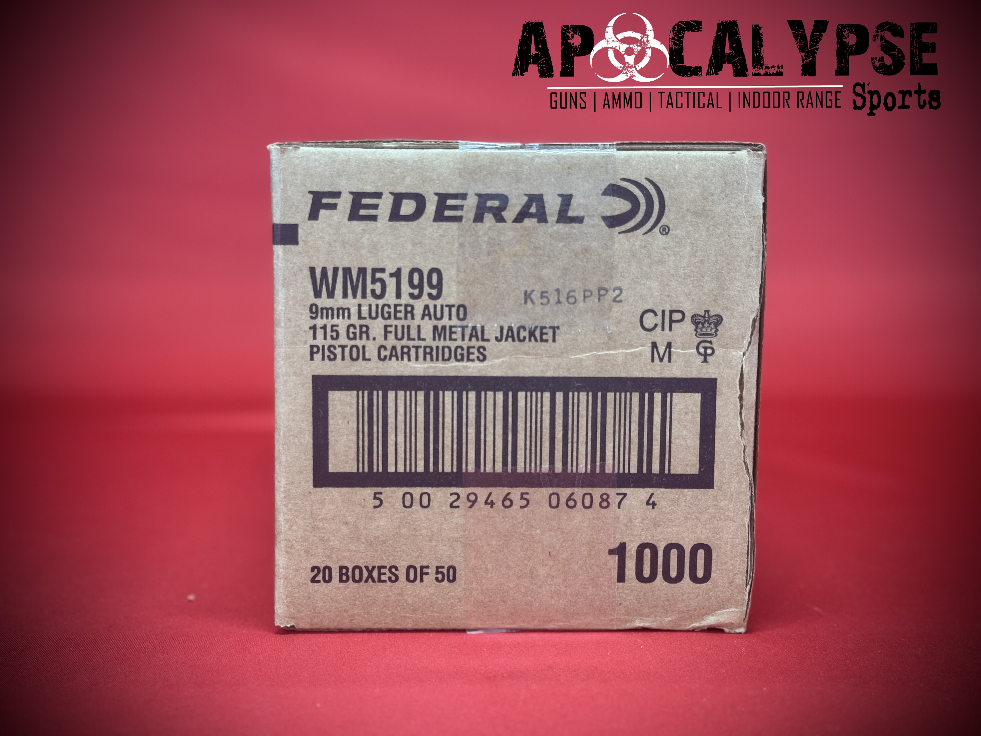 Federal 9mm Ammo 1000 Rounds -img-2