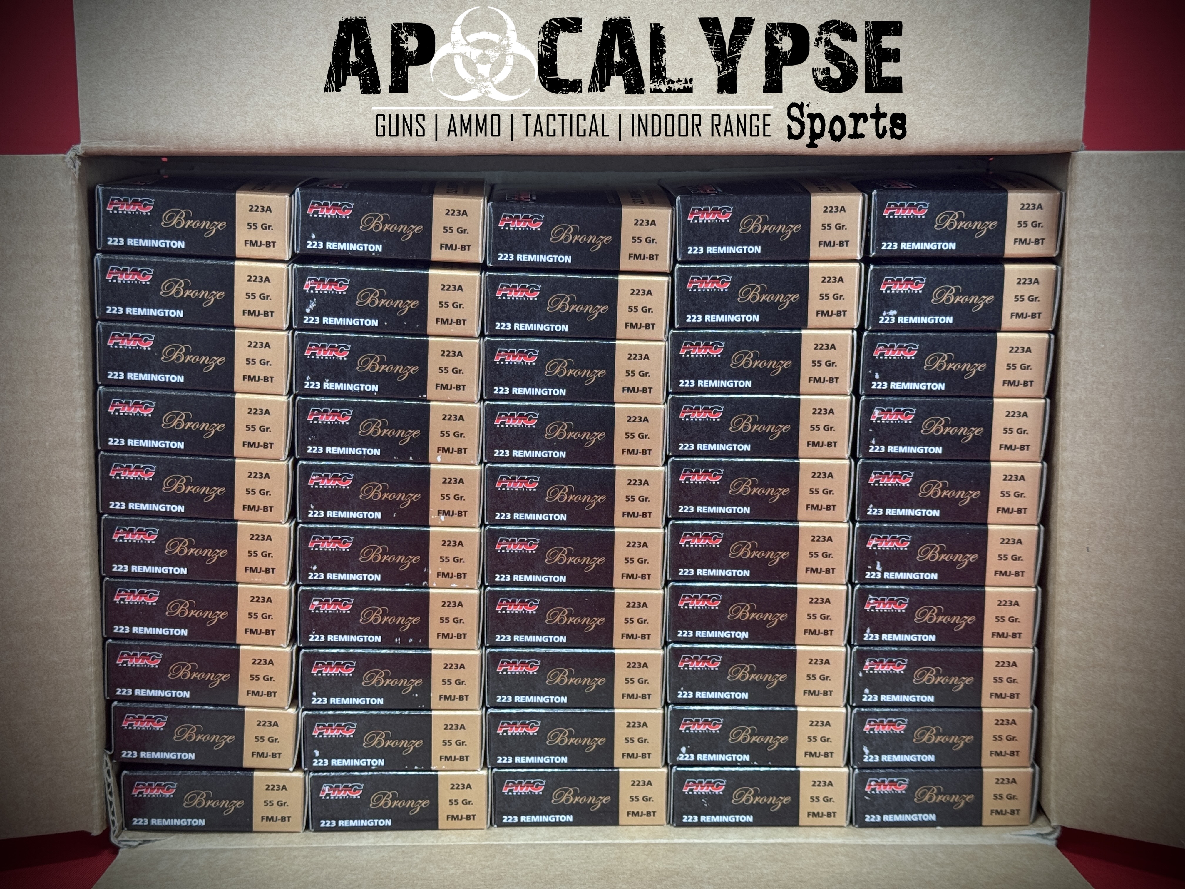 PMC Bronze 223 Ammo 1000 Rounds-img-1