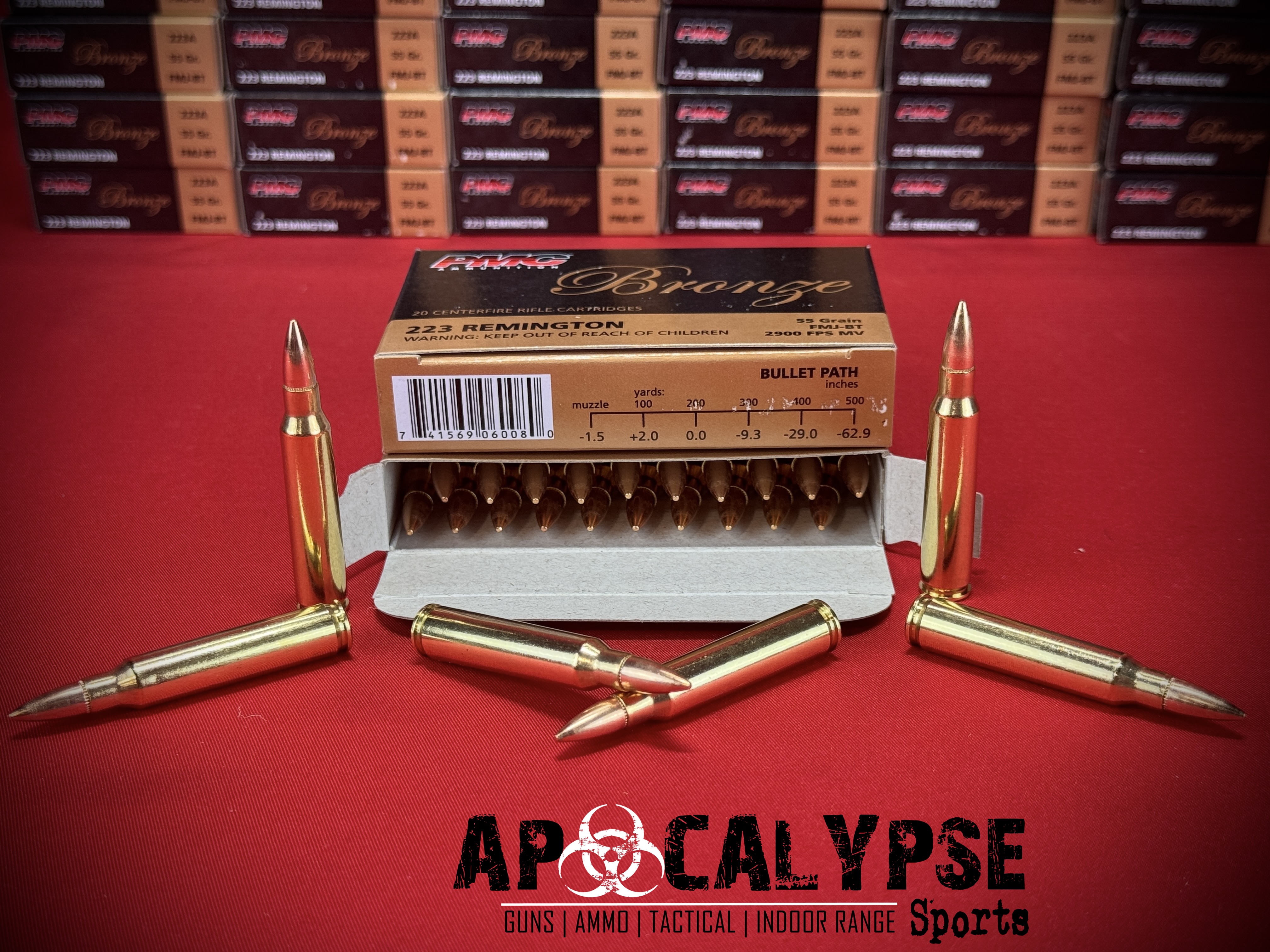 PMC Bronze 223 Ammo 1000 Rounds-img-2