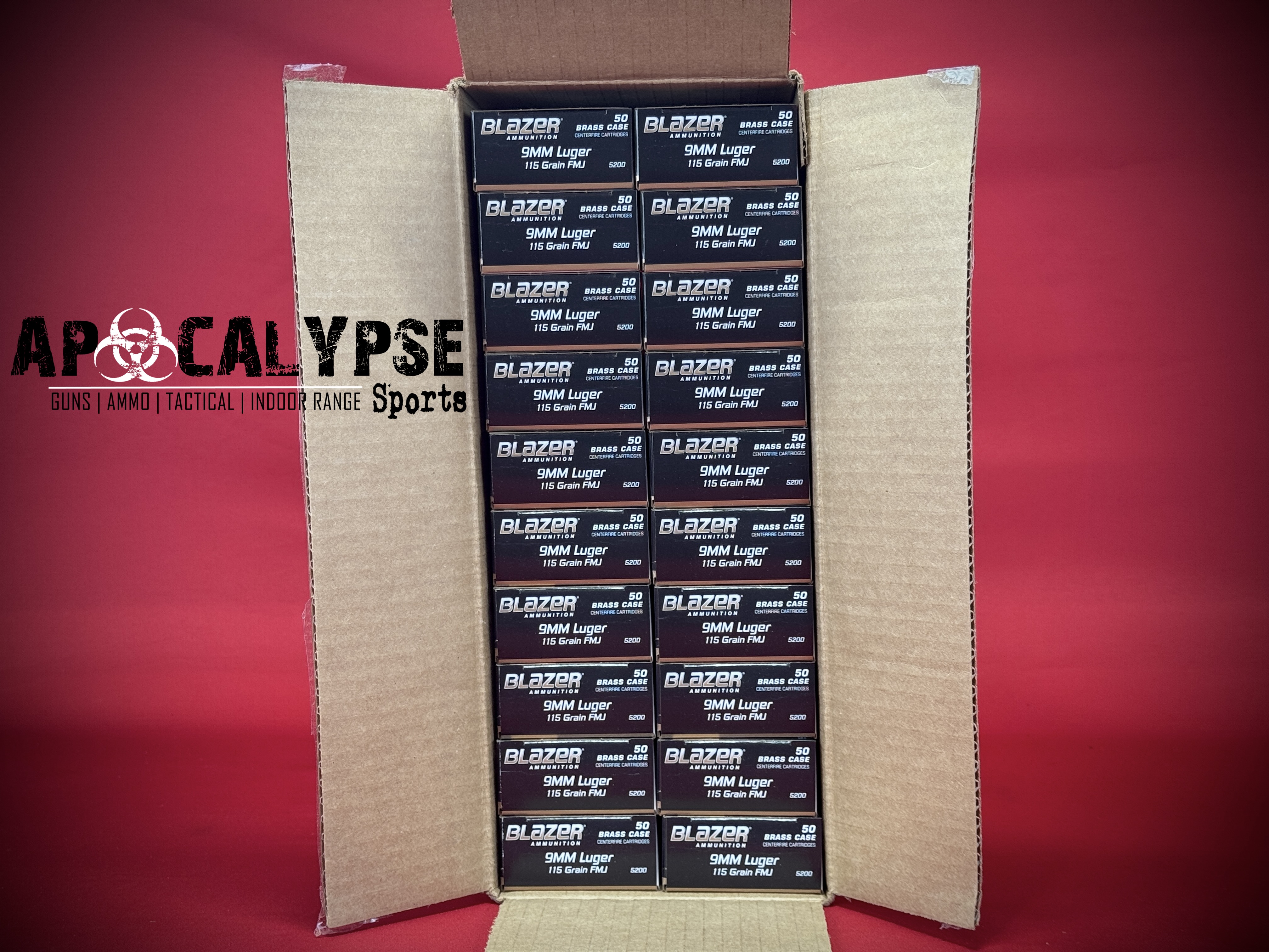 CCI Blazer 9mm Ammo 1000 Rounds-img-1