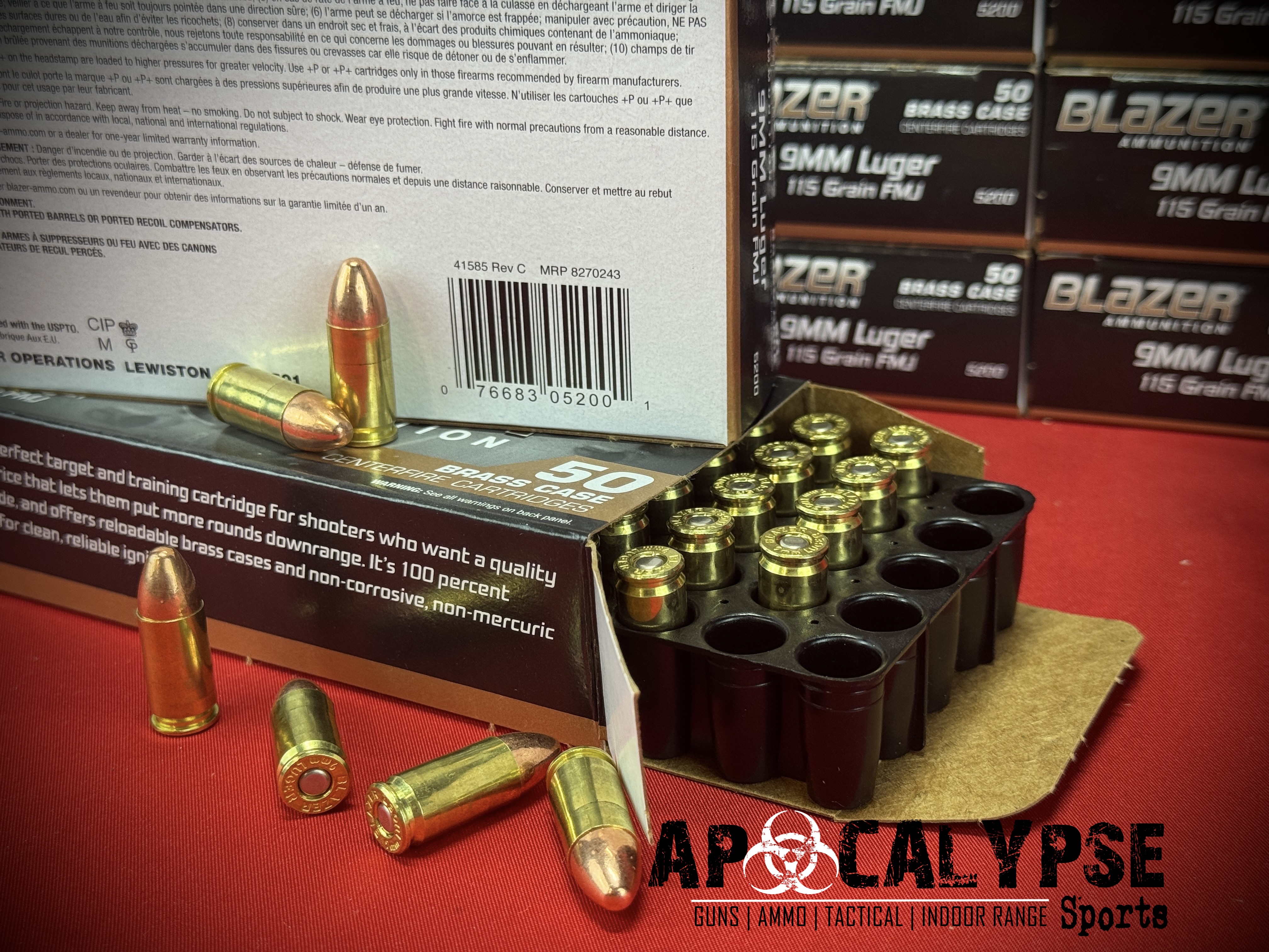 CCI Blazer 9mm Ammo 1000 Rounds-img-2