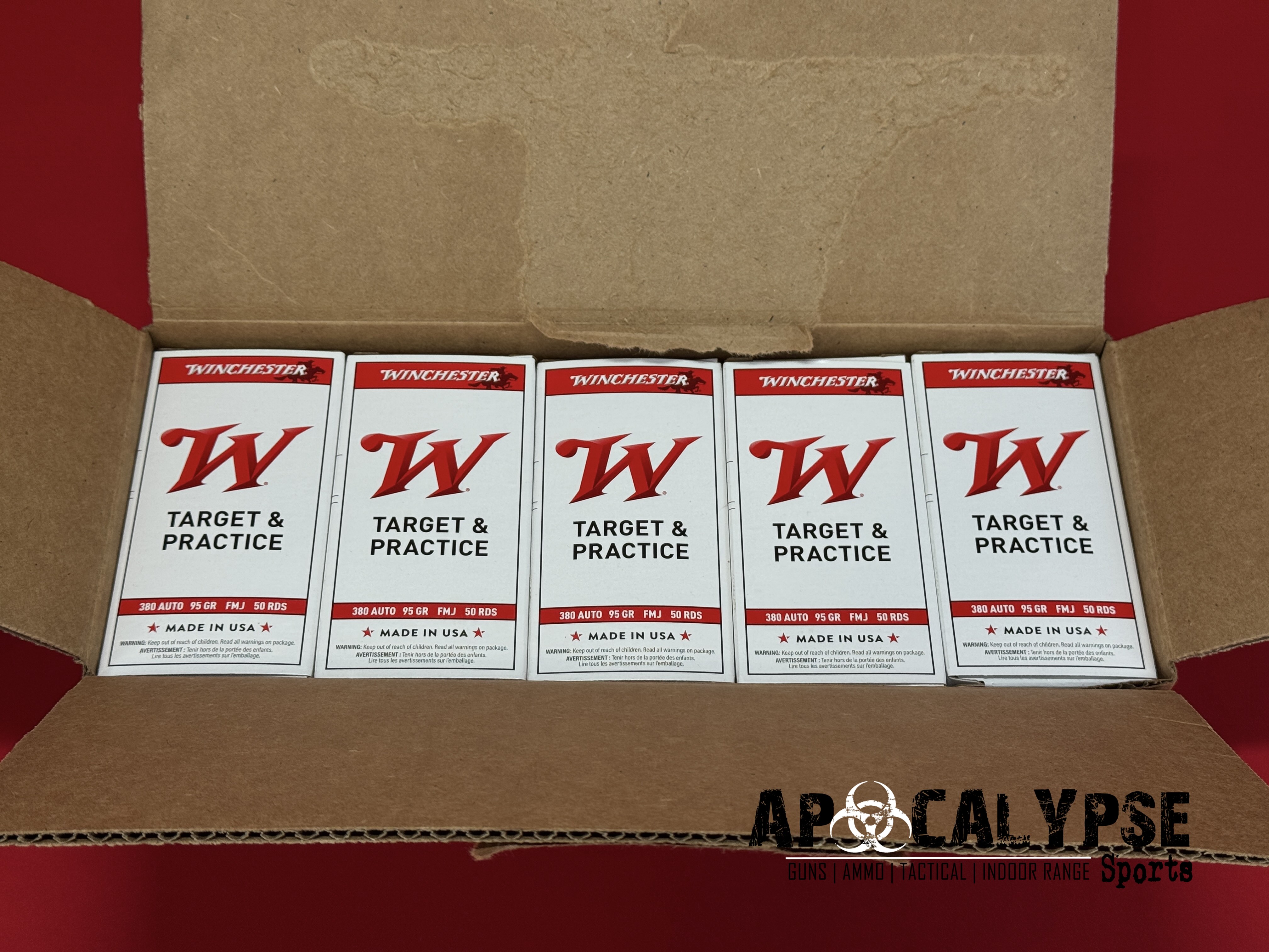 Winchester .380 Ammo 500 Rounds -img-1