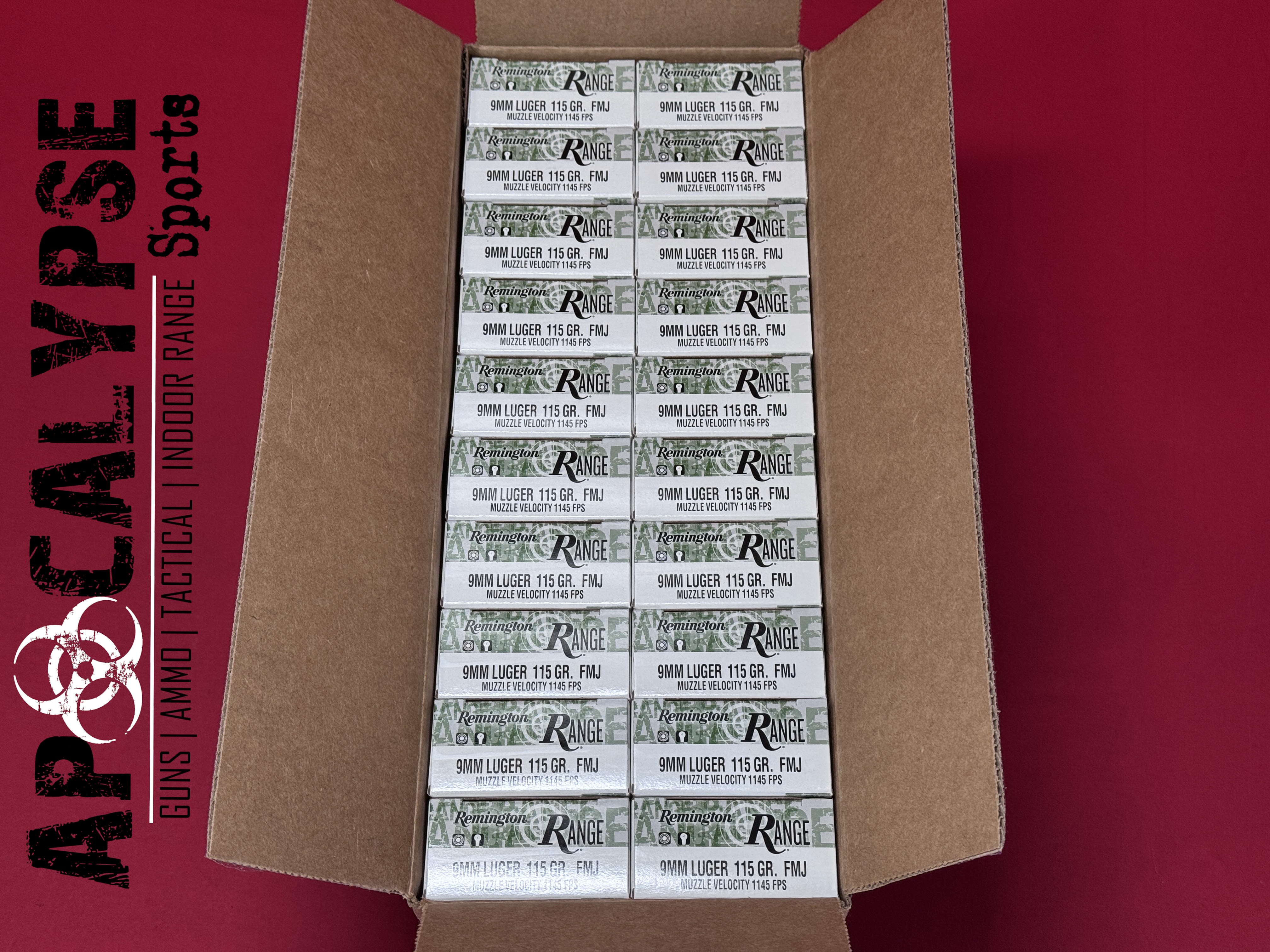 1000 Rounds Remington 9mm Ammunition-img-1