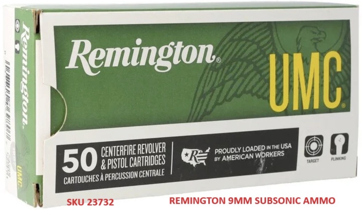 Remington 9mm Subsonic Ammo 50 rds-img-2