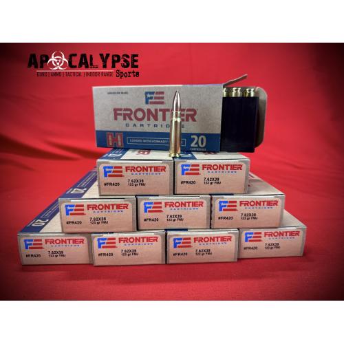 FRONTIER 7.62X39 123GR FMJ 20/200