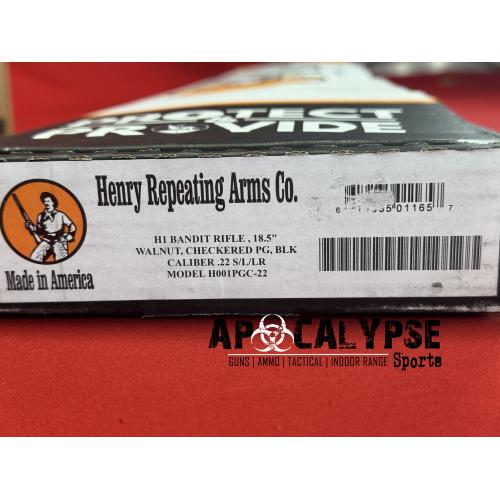 HENRY H1 BANDIT 22WMR 18.5 12RD