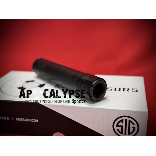 Sig Sauer SLH762TI-QD, Suppressor, 7.62MM, Titanium, High Temp Cerakote Black, 13.9oz, Quick Detach, Includes QD Mount/Muzzle Brake SLH762TI-QD