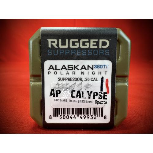 Rugged Suppressors ALASKAN360TI PN .36 CAL Silencer