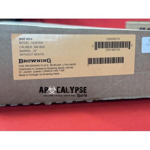 BAR MK4 308WIN BL/WD 22 NS