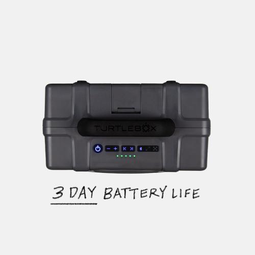 Turtlebox Grande Speaker, Thunderhead Gray