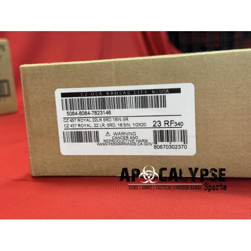 457 ROYAL 22LR BL/WD 16 TB  #