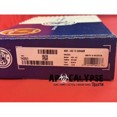 432UC TI 32H&R 1-7/8 6RD BLK