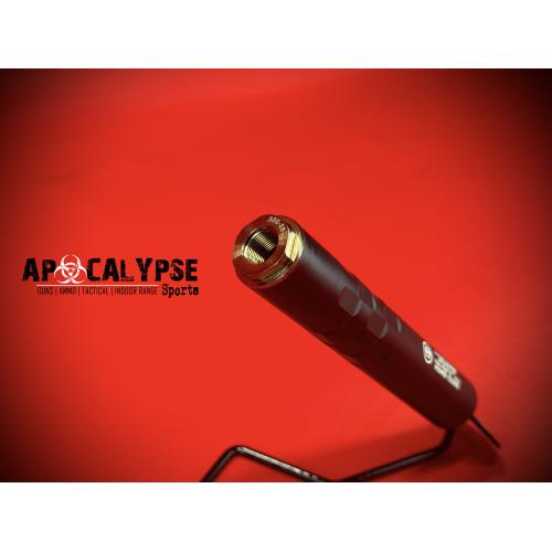 Hi-Point Firearms Hush-Point, Suppressor, 22LR, 6.19 Long, Aluminum Construction, Anodized Finish, Black, Includes 1/2x28 Direct Thread Mounts HP22
