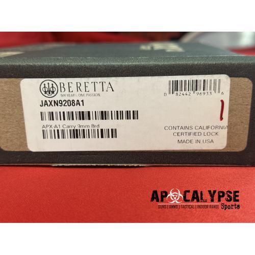 APX A1 CARRY 9MM BLK 2.9