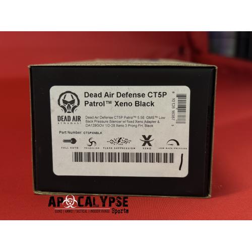 DEAD AIR CT5P 5.56 XENO BLACK