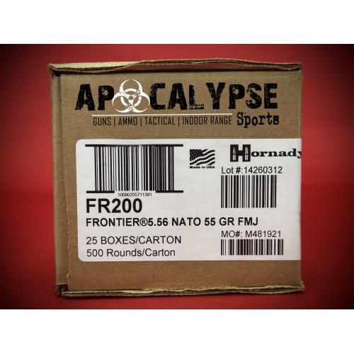 FRONTIER5.56 NATO 55 GR FMJ 500RDS