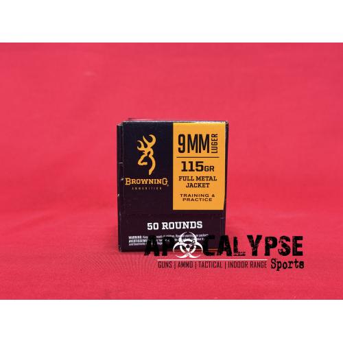 BRNA B191800093 9 MM FMJ 115 GR              50/20