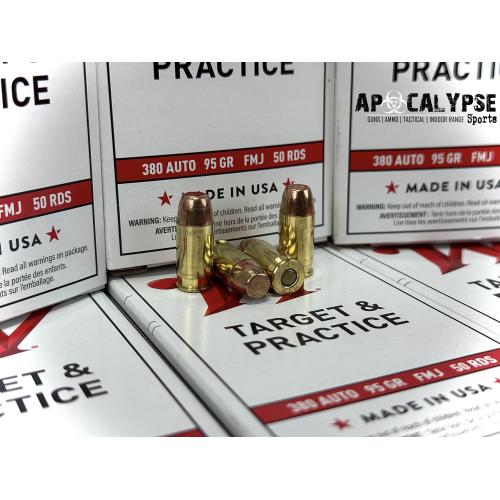 WIN USA 380ACP 95GR FMJ 50/500 CASE