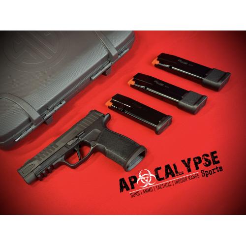 SIG P365XF 9MM 3.7 COMP 21RD BLK